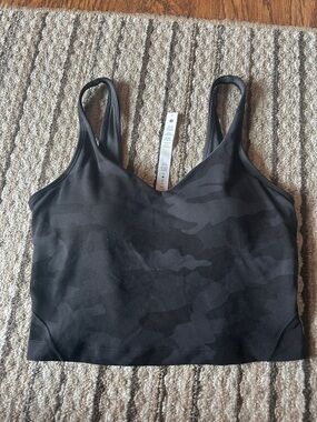 lululemon athletica Black Camo Seamless Sports Bralette